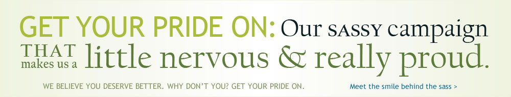 sass_smilebehinditall Get your pride on: our sassy campaign that makes us a little nervouse & really proud.